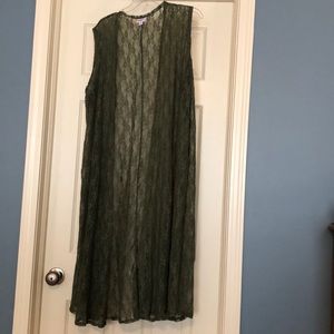 LuLaRoe Joy Lace XL Olive